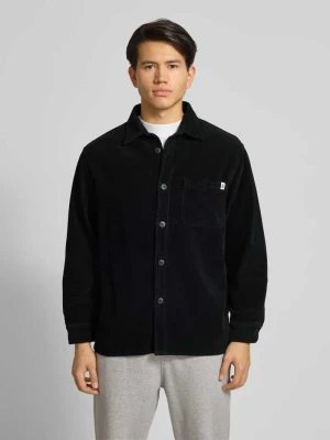 Koszula casualowa o kroju regular fit ze sztruksu z kołnierzykiem typu kent model ‘ANDER’ Edwin