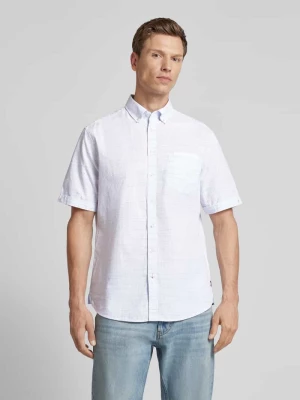 Koszula casualowa o kroju regular fit ze wzorem na całej powierzchni Christian Berg Men