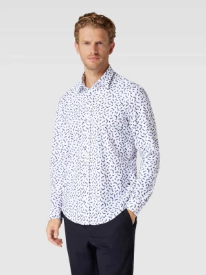 Koszula casualowa o kroju regular fit ze wzorem na całej powierzchni model ‘Liam’ Boss