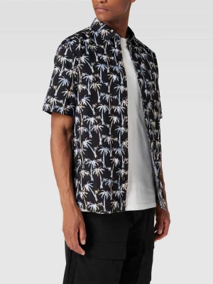 Koszula casualowa o kroju regular fit ze wzorem na całej powierzchni Tom Tailor