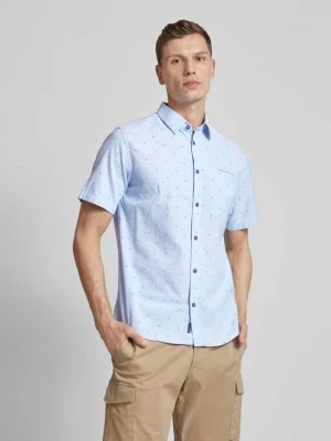 Koszula casualowa o kroju regular fit ze wzorem na całej powierzchni Tom Tailor
