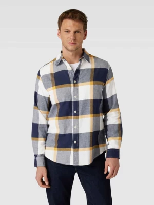 Koszula casualowa o kroju regular fit ze wzorem w kratę model ‘OWEN’ Selected Homme