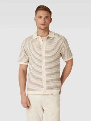 Koszula casualowa o kroju regular fit ze wzorem w paski model ‘Mac’ CINQUE