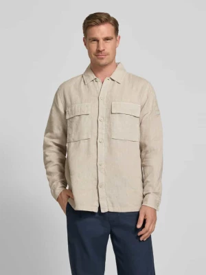 Koszula casualowa o kroju relaxed fit z czystego lnu model 'LOCKY' Boss Orange