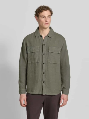 Koszula casualowa o kroju relaxed fit z czystego lnu model 'LOCKY' Boss Orange