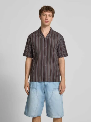 Koszula casualowa o kroju relaxed fit z czystej bawełny model 'CRUZ' Only & Sons Ciemnobrązowy