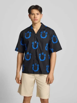 Koszula casualowa o kroju relaxed fit z czystej bawełny model 'ELIGINO' Hugo Blue