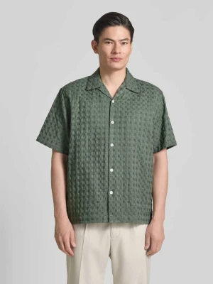 Koszula casualowa o kroju relaxed fit z czystej bawełny model 'MONTY' Selected Homme Zielony