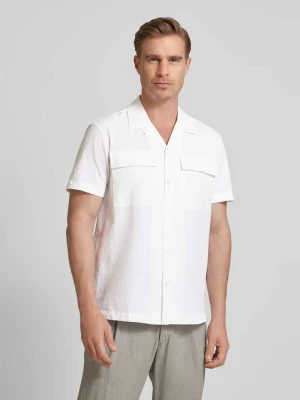 Koszula casualowa o kroju relaxed fit z fakturowanym wzorem Michael Kors