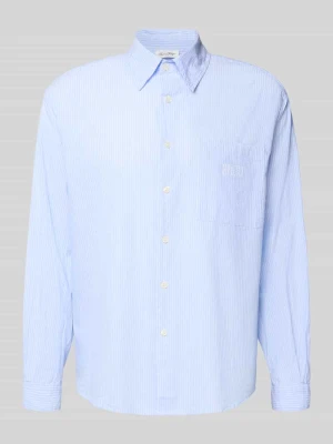 Koszula casualowa o kroju relaxed fit z kieszenią na piersi model ‘ELUABIRD’ American vintage