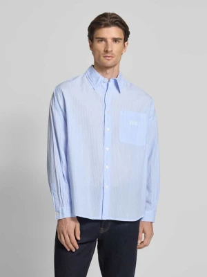 Koszula casualowa o kroju relaxed fit z kieszenią na piersi model ‘ELUABIRD’ American vintage