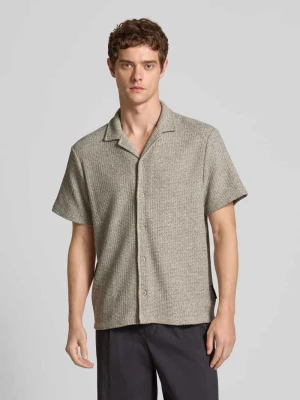 Koszula casualowa o kroju relaxed fit z kołnierzem z połami Calvin Klein Jeans