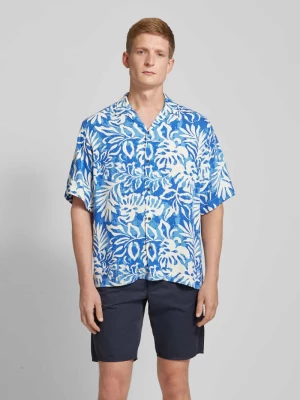 Koszula casualowa o kroju relaxed fit z kołnierzem z połami model ‘BLUREXTON’ Jack & Jones Premium