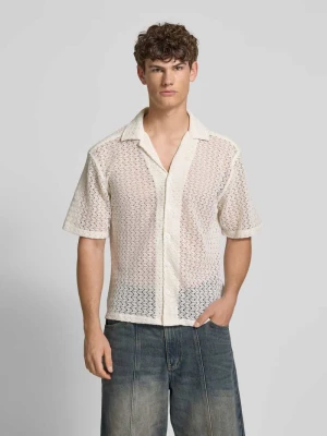 Koszula casualowa o kroju relaxed fit z kołnierzem z połami model ‘NOVAK’ Only & Sons