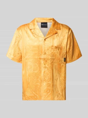 Koszula casualowa o kroju relaxed fit z kołnierzem z połami model 'Resort' COLUCCI