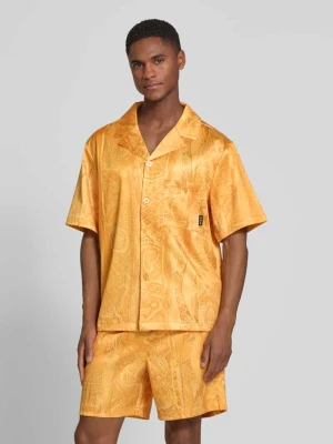 Koszula casualowa o kroju relaxed fit z kołnierzem z połami model 'Resort' COLUCCI