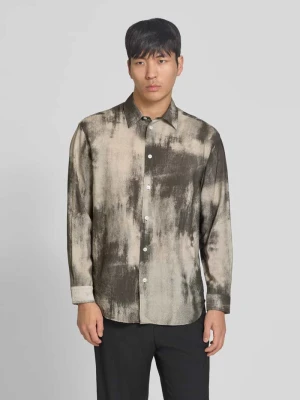 Koszula casualowa o kroju relaxed fit z kołnierzykiem typu kent model 'SALUAN' Samsøe Samsøe