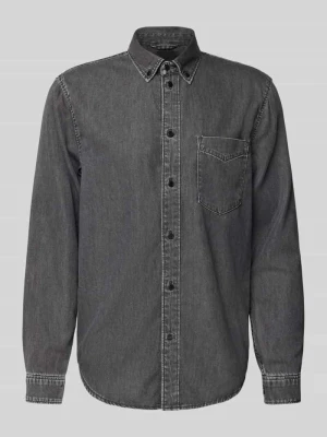 Koszula casualowa o kroju relaxed fit z mieszanki bawełny ekologicznej i lyocellu model ‘GAVRAA’ ARMEDANGELS