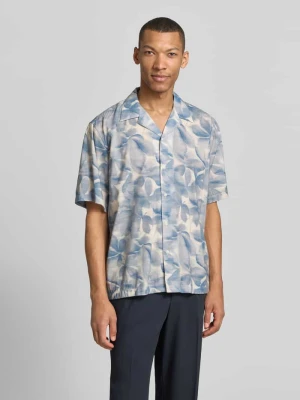 Koszula casualowa o kroju relaxed fit z mieszanki bawełny ekologicznej i modalu model 'RELAXAIR' Selected Homme Beżowy