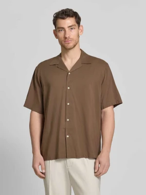 Koszula casualowa o kroju relaxed fit z mieszanki bawełny ekologicznej i modalu model 'RELAXAIR' Selected Homme