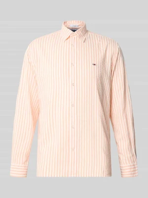 Koszula casualowa o kroju relaxed fit z mieszanki bawełny i modalu Tommy Jeans