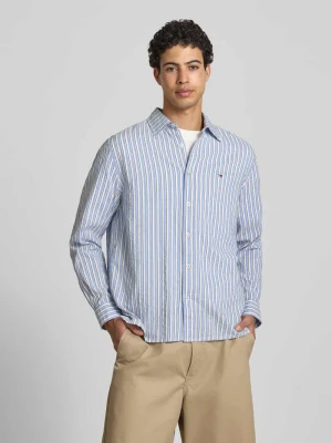 Koszula casualowa o kroju relaxed fit z mieszanki bawełny i modalu Tommy Jeans