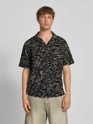 Koszula casualowa o kroju relaxed fit z mieszanki bawełny model ‘SEARL’ Only & Sons