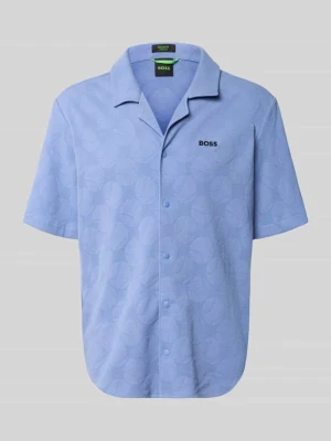 Koszula casualowa o kroju relaxed fit z mieszanki bawełny model 'ST_MEMBER' BOSS Green