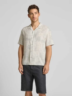 Koszula casualowa o kroju relaxed fit z mieszanki lnu i lyocellu CK Calvin Klein