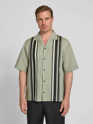 Koszula casualowa o kroju relaxed fit z mieszanki lnu i lyocellu model 'ESPINO' HUGO