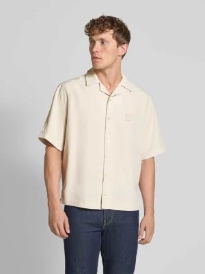 Koszula casualowa o kroju relaxed fit z mieszanki lyocellu model ‘LAPISY’ Boss Orange