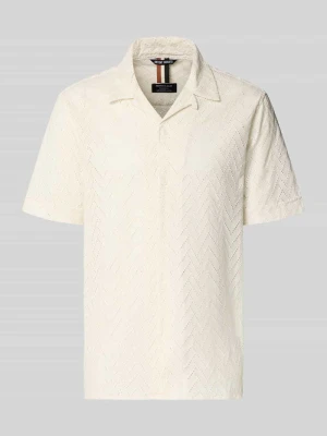 Koszula casualowa o kroju relaxed fit z perforowaniem model 'Honolulu' Antony Morato