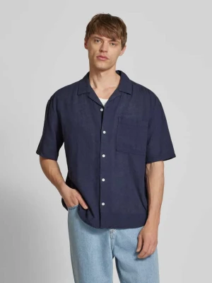 Koszula casualowa o kroju relaxed fit z rękawem o dł. 1/2 model ‘CAIDEN’ Only & Sons