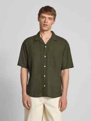 Koszula casualowa o kroju relaxed fit z rękawem o dł. 1/2 model ‘CAIDEN’ Only & Sons