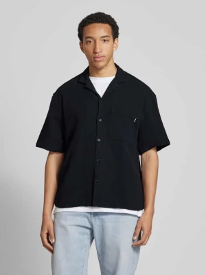 Koszula casualowa o kroju relaxed fit z rękawem o dł. 1/2 REVIEW