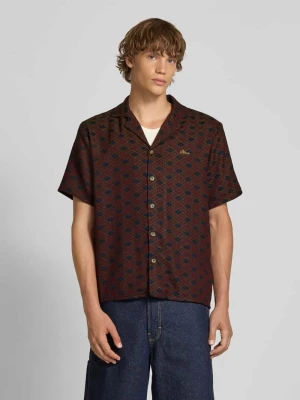 Koszula casualowa o kroju relaxed fit z wyhaftowanym logo BLKVIS