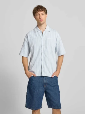 Koszula casualowa o kroju relaxed fit z wyhaftowanym logo model 'Forno' PEGADOR