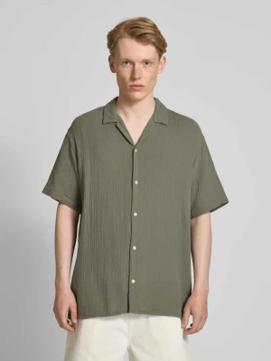 Koszula casualowa o kroju relaxed fit z wykładanym kołnierzem jack & jones