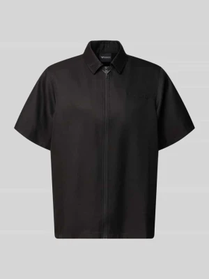 Koszula casualowa o kroju relaxed fit z zamkiem błyskawicznym COLUCCI