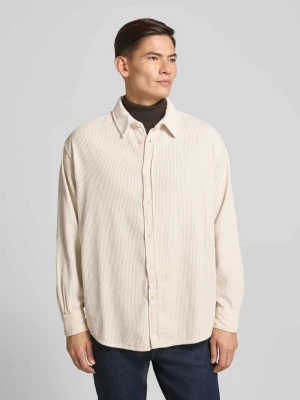 Koszula casualowa o kroju relaxed fit ze sztruksu model ‘PADOW’ American vintage