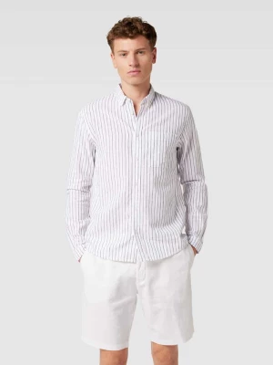 Koszula casualowa o kroju relaxed fit ze wzorem w paski Tom Tailor Denim