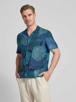 Koszula casualowa o kroju resort fit z nadrukiem z logo model ‘Big Coral’ s.Oliver RED LABEL