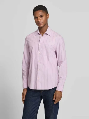 Koszula casualowa o kroju shaped fit z mieszanki bawełny Marc O'Polo