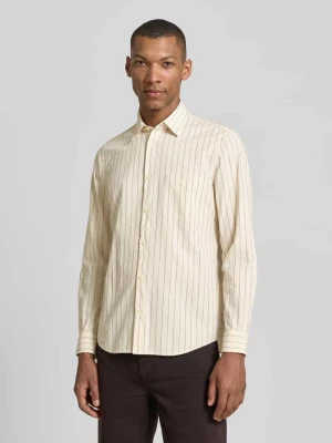 Koszula casualowa o kroju shaped fit z mieszanki bawełny Marc O'Polo