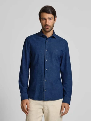 Koszula casualowa o kroju shaped z czystej bawełny Marc O'Polo