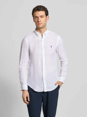 Koszula casualowa o kroju slim fit z czystego lnu Polo Ralph Lauren