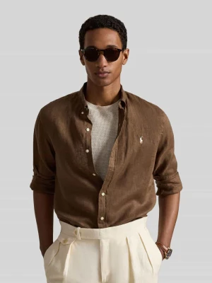 Koszula casualowa o kroju slim fit z czystego lnu Polo Ralph Lauren