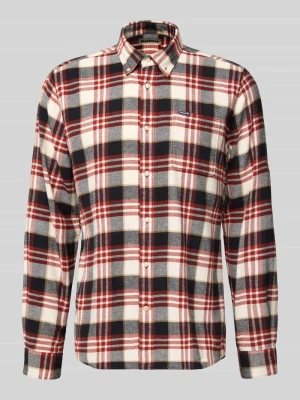 Koszula casualowa o kroju slim fit z czystej bawełny Barbour