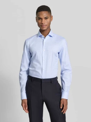 koszula casualowa o kroju slim fit z czystej bawełny Boss Niebieski