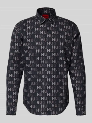 Koszula casualowa o kroju slim fit z czystej bawełny model ‘ERMO’ HUGO